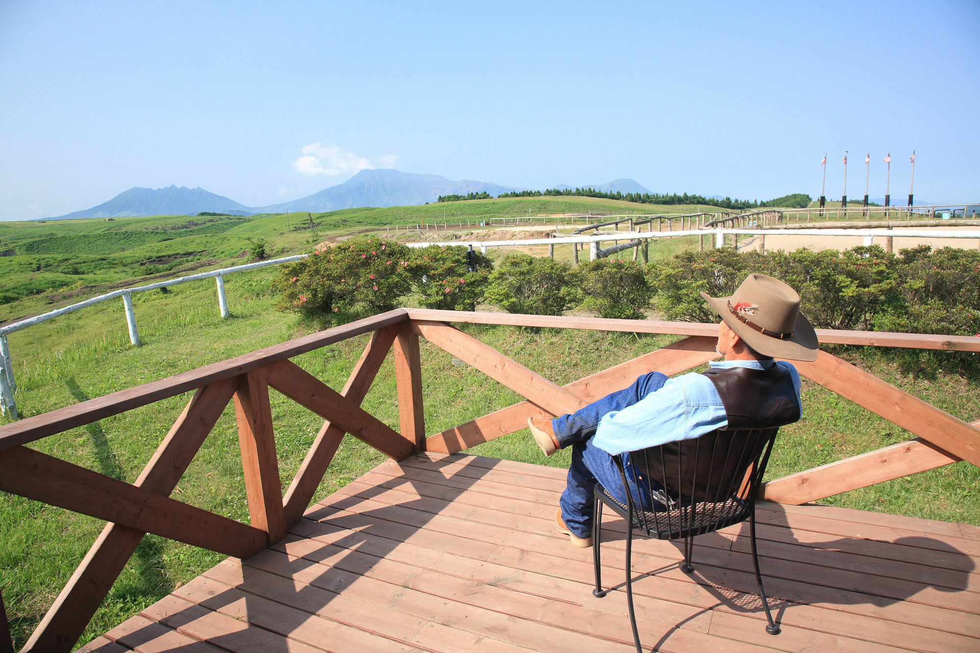 Gasthaus El Patio Ranch Aso Exterior foto